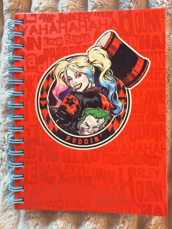 Harley Quinn Other - Harley Quinn 'Puddin' Spiral Notebook